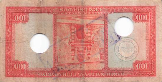 Mosambik p107-5 100 Escudos 1958